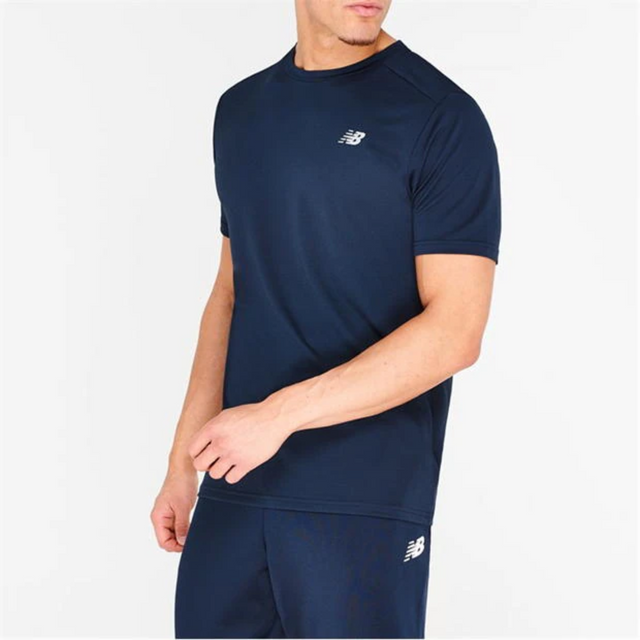 New Balance Core T-Shirt / Shorts Set - Navy Blue