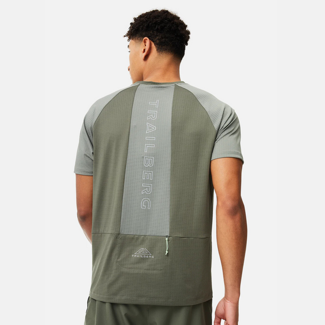 Trailberg Rapid Dash T-Shirt / Shorts Set - Dark Fern