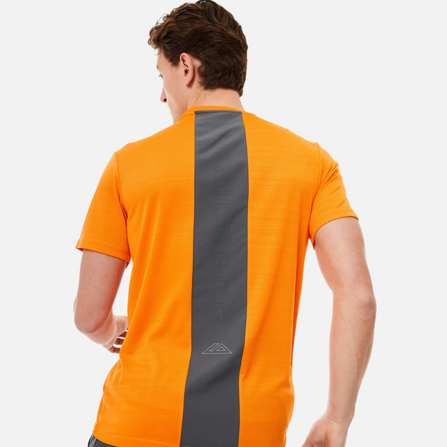 Trailberg Cloud SS25 T-Shirt - Orange/Iron Grey