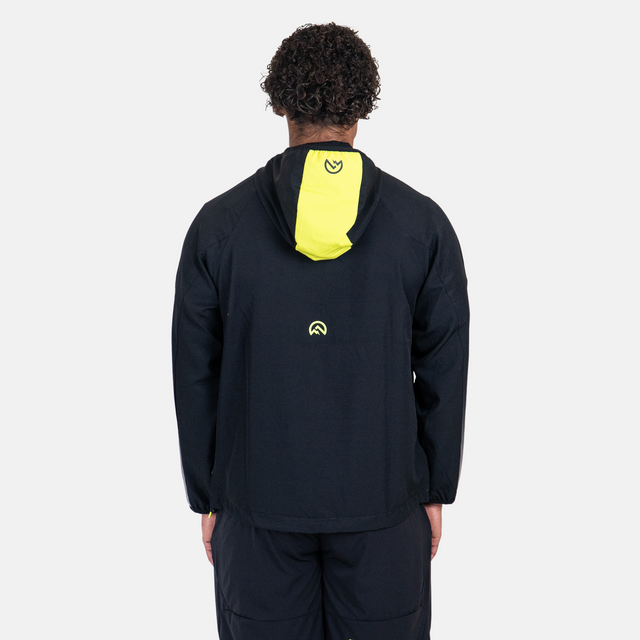 Flux Gradient Jacket / T-Shirt / Shorts Tri Set - Black/Neon