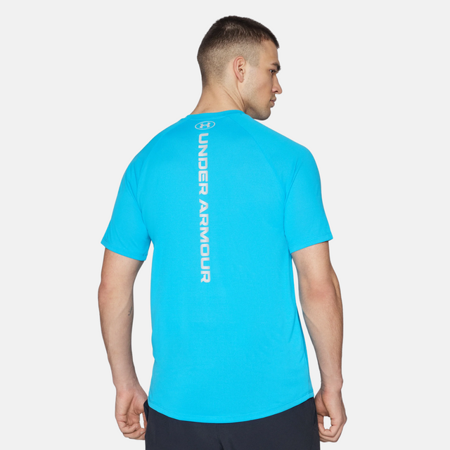 Under Armour Tech Reflective T-Shirt - Capri Blue