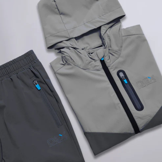 OEX Junior Fell Tracksuit - Charcoal Grey