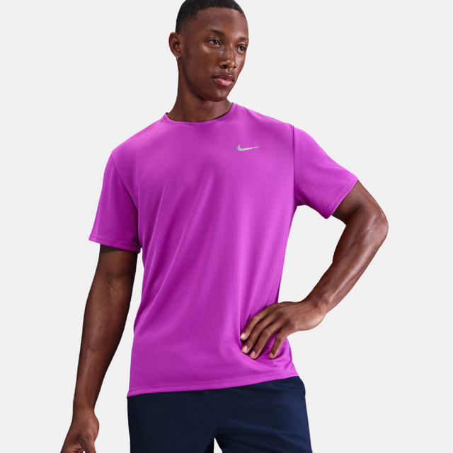 Nike Miler T-Shirt / Challenger Shorts Set - Purple/Black