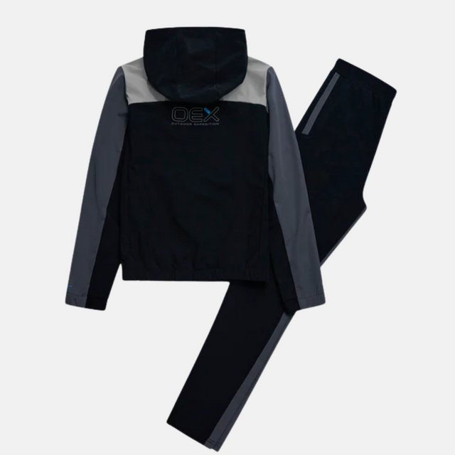 OEX Junior Pennine Tracksuit - Charcoal/Black