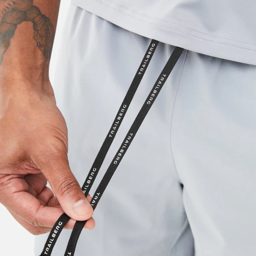 Trailberg Axis T-Shirt / Shorts Set - Fog Grey