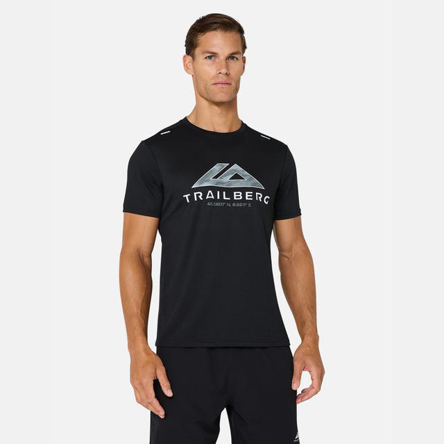 Trailberg Blur Logo T-Shirt - Black