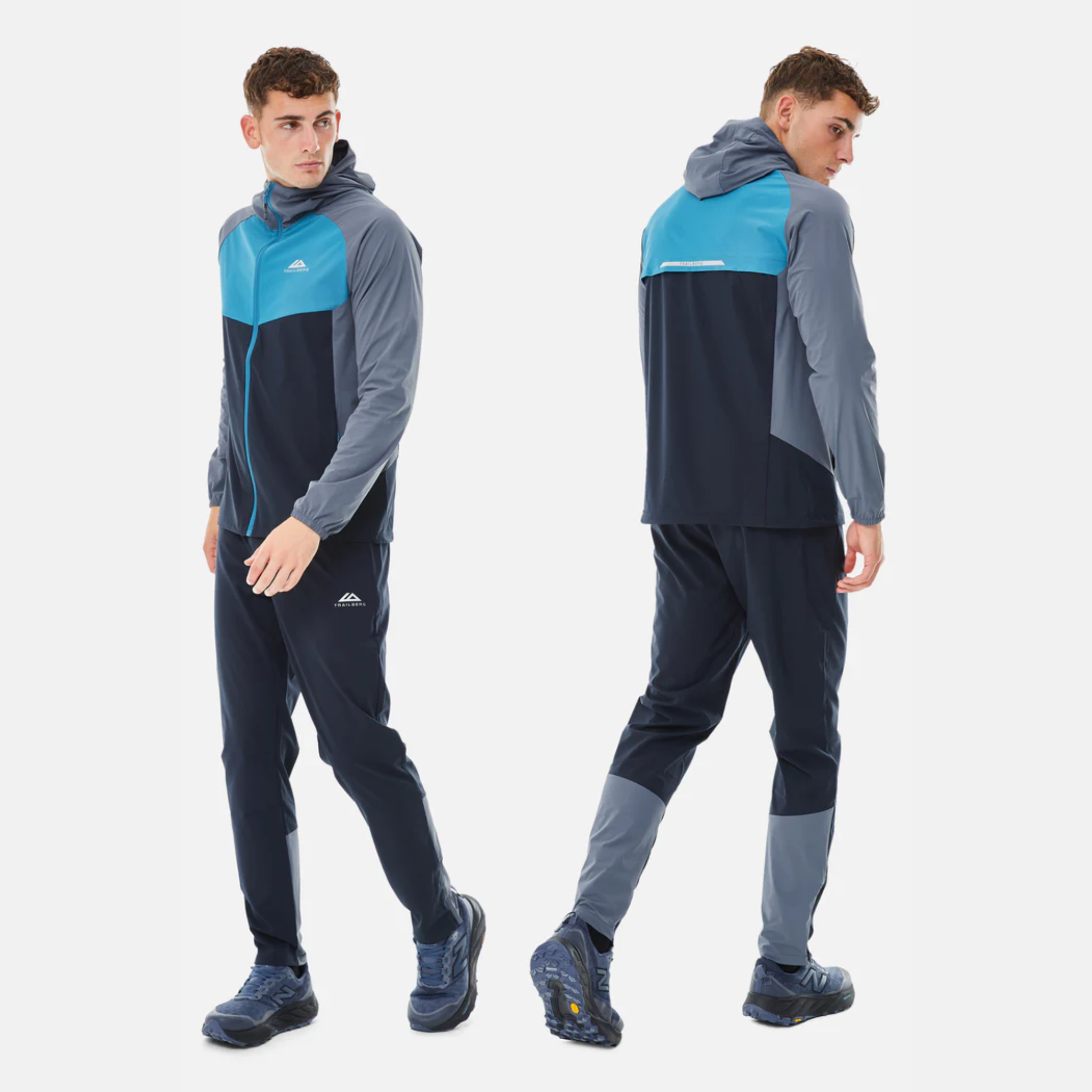 Trailberg Focus Hood - Ocean Blue/Storm Grey
