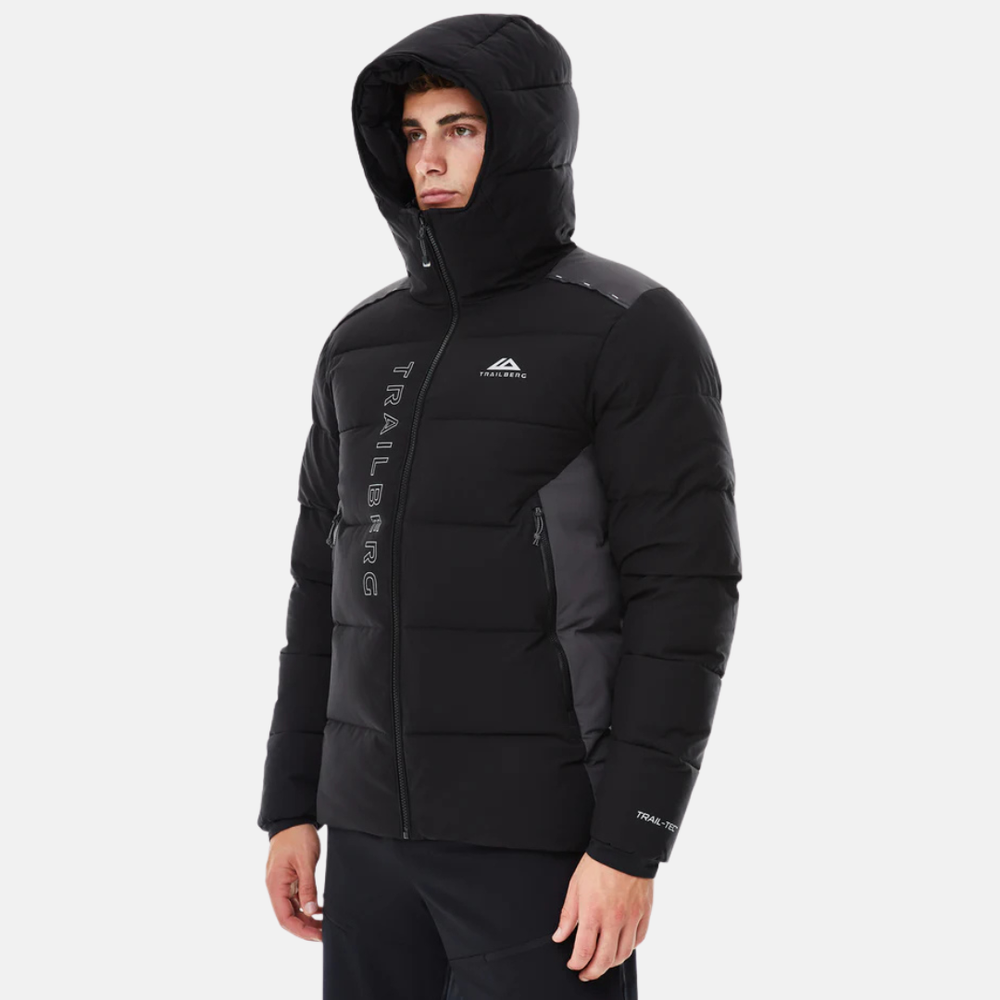 Trailberg Triathlon 2.0 Puffer Coat - Black/Asphalt