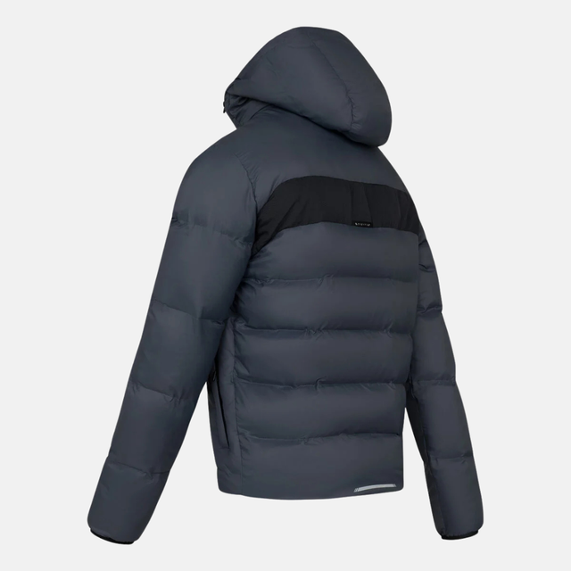 Cruyff Hematite Puffer Coat - Slate Grey