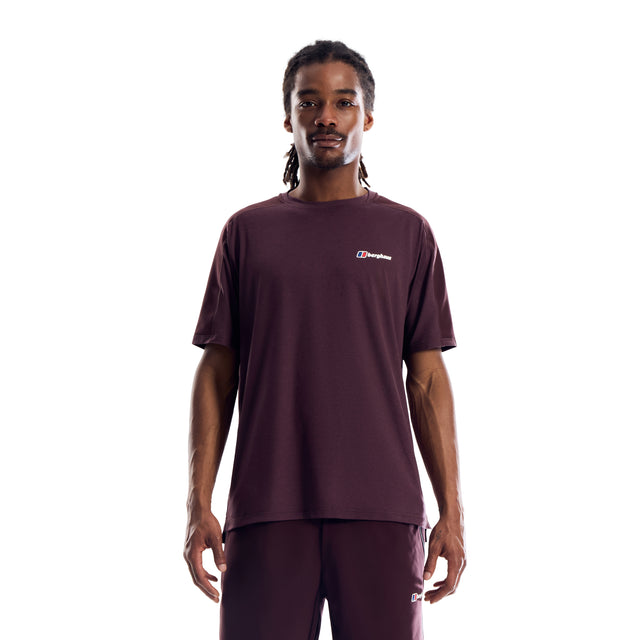 Berghaus Farndale Tech T-Shirt - Burgundy