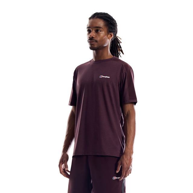 Berghaus Farndale Tech T-Shirt - Burgundy