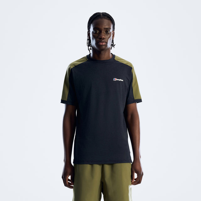 Berghaus Farndale Tech T-Shirt - Black/Khaki