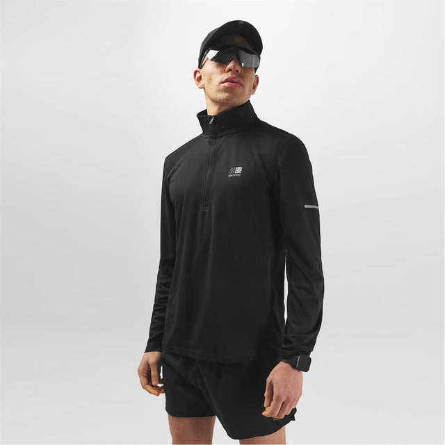 Karrimor Run 1/4 Zip / Shorts Set - Black
