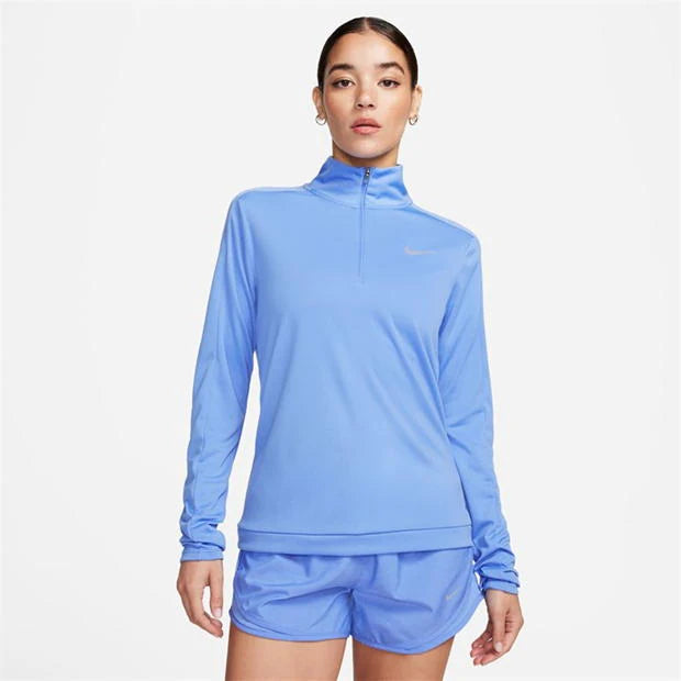 Light blue top nike quarter zip