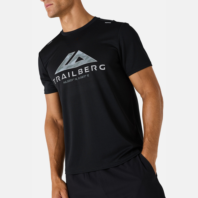 Trailberg Blur Logo T-Shirt - Black