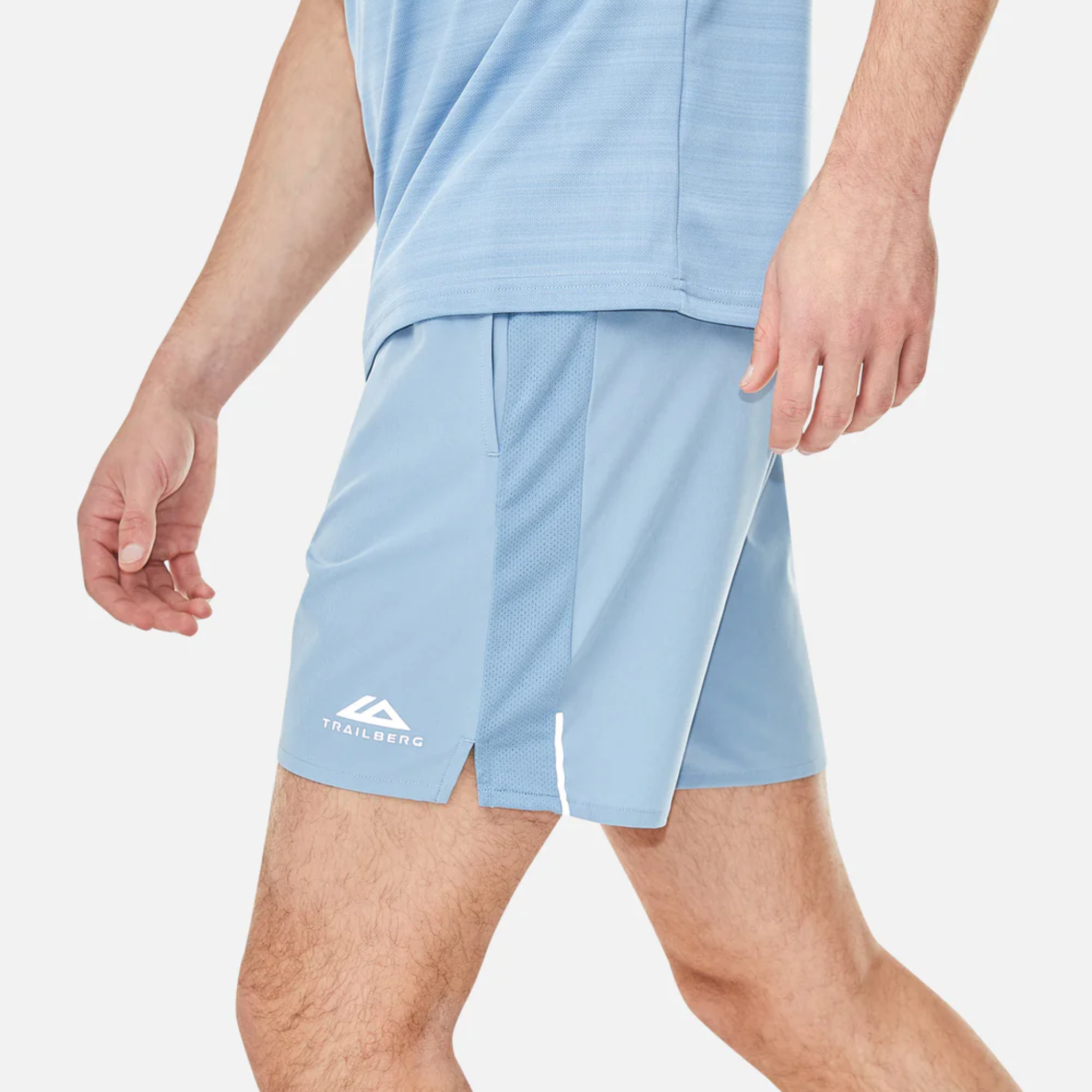 Trailberg Essentials 2.0 Shorts - Washed Indigo/Frost Blue