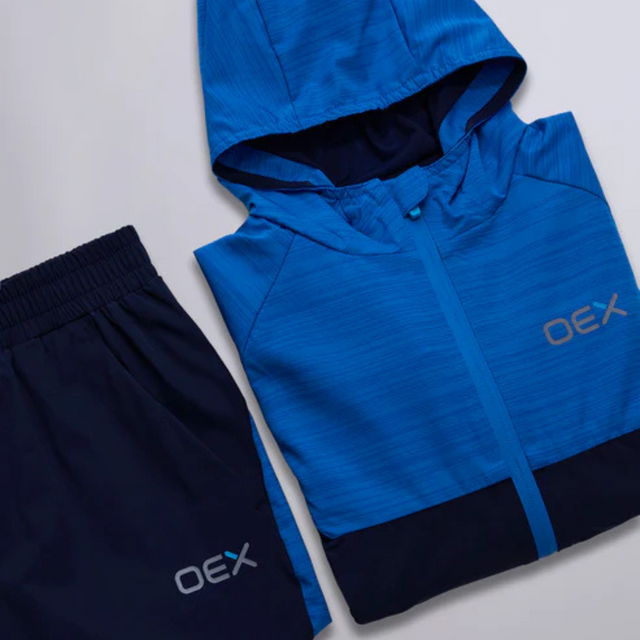 OEX Junior Peak Tracksuit - Navy/Blue