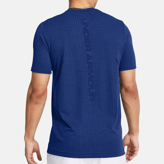 Under Armour Seamless Grid T-shirt / Shorts Set - Royal Blue
