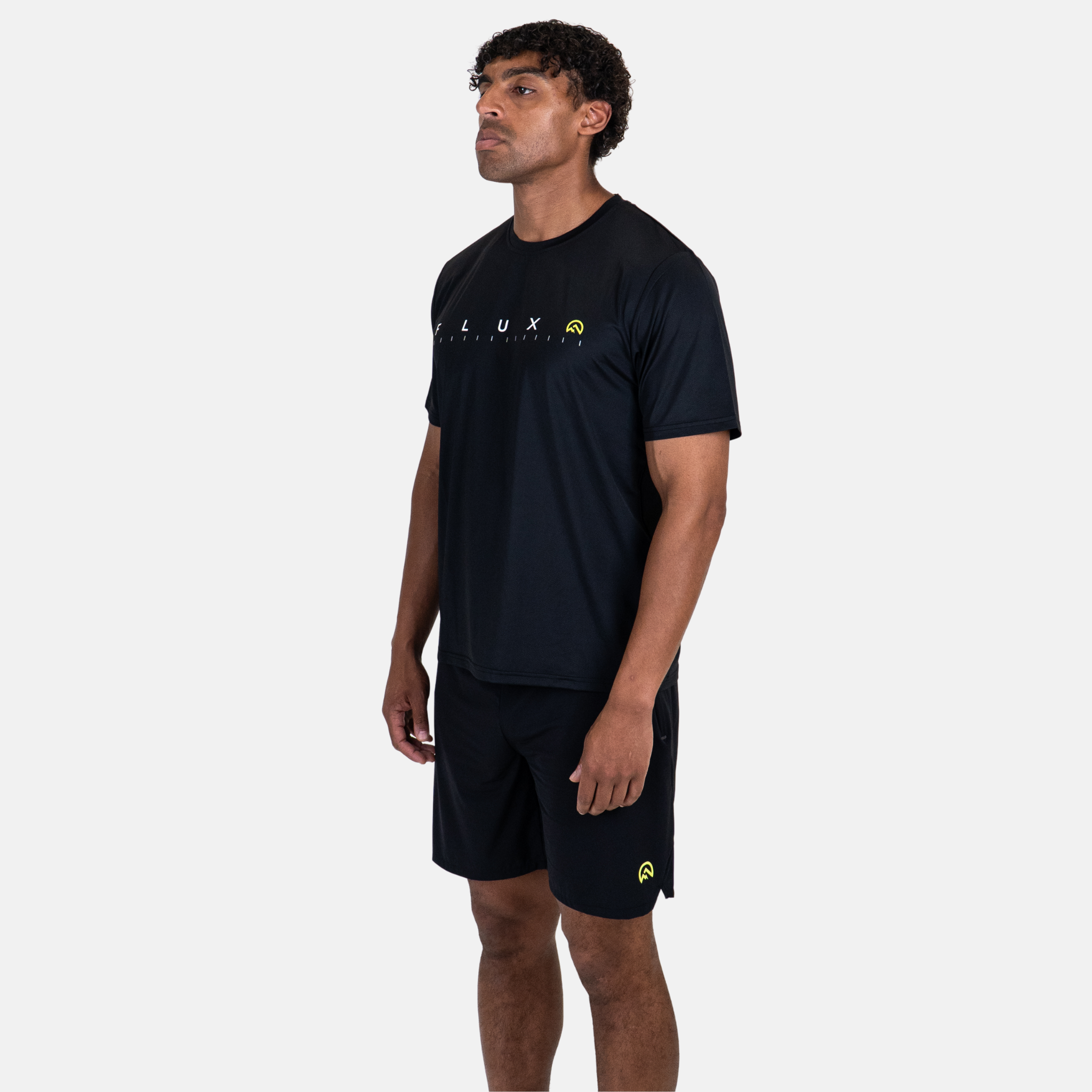 Flux Graphic Logo SS25 T-Shirt - Black/Neon