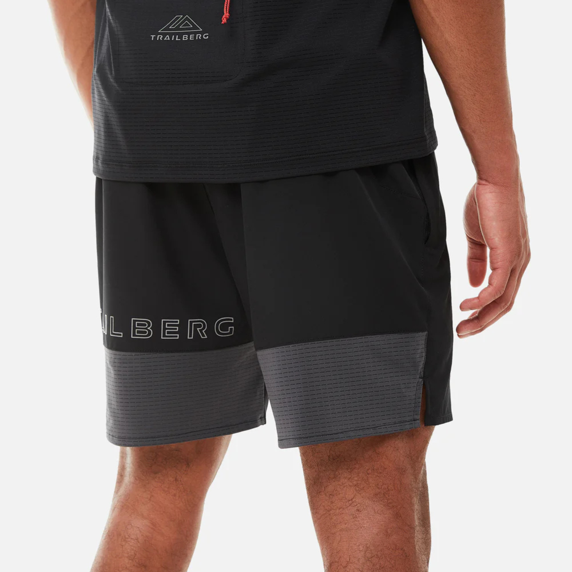 Trailberg Rapid Dash T-Shirt / Shorts Set - Black/Grey