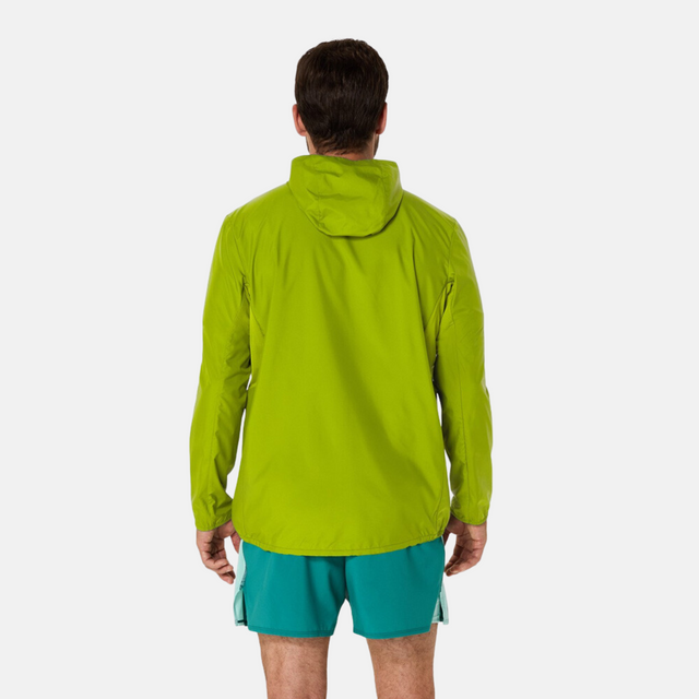 Asics Core Running Jacket / Shorts Set - Neon/Black