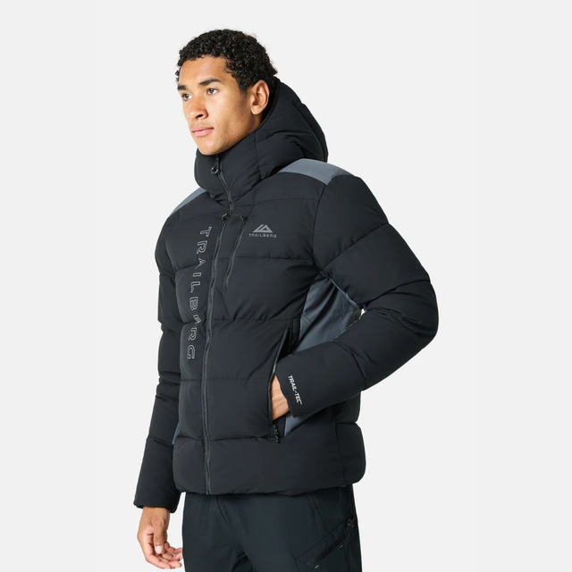 Trailberg Triathlon Ultra Insulated Jacket - Black/Volcano Grey