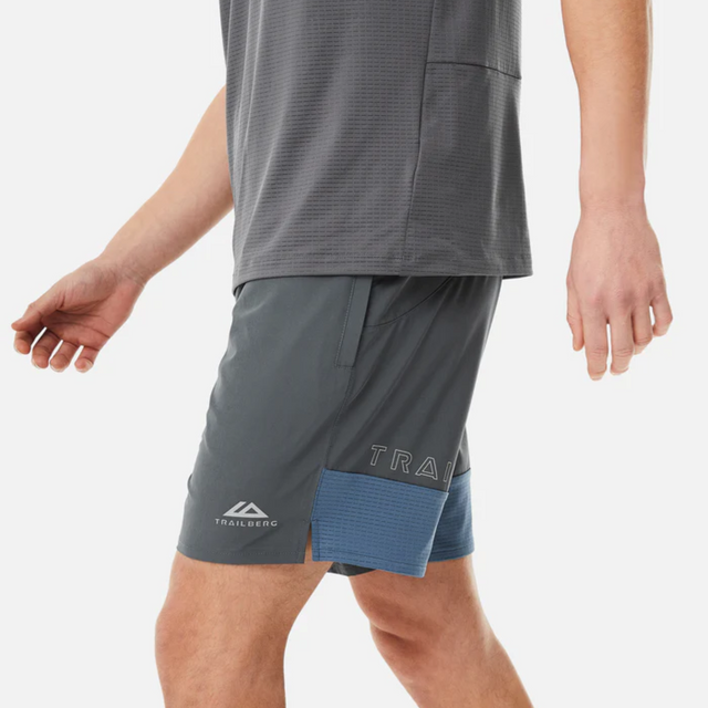 Trailberg Rapid Dash T-Shirt / Shorts Set - Storm Grey/Lagoon