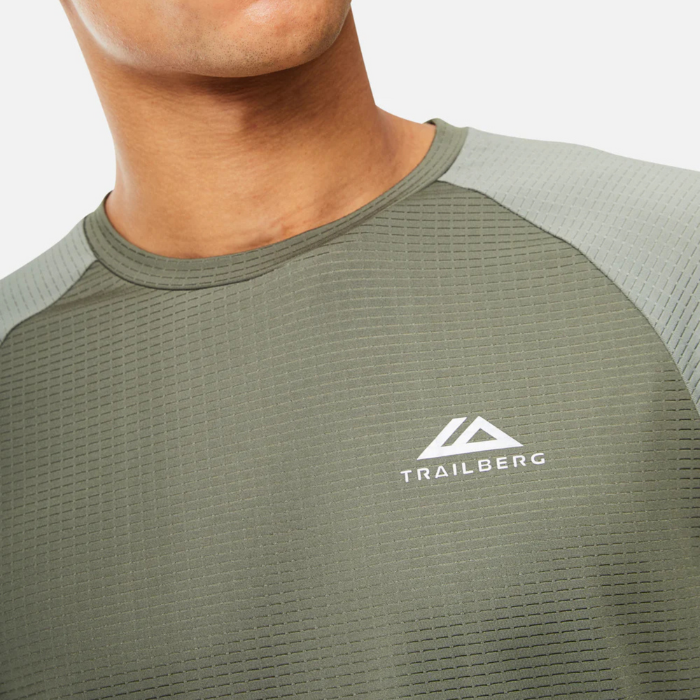 Trailberg Rapid Dash T-Shirt / Shorts Set - Dark Fern