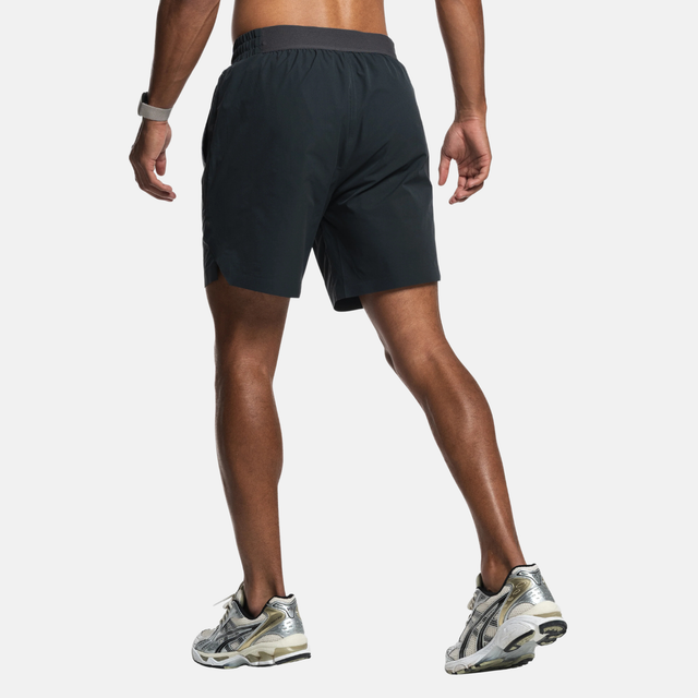 Agaru Gradient Seamless T-Shirt / Shorts Set - Slate Grey/Black