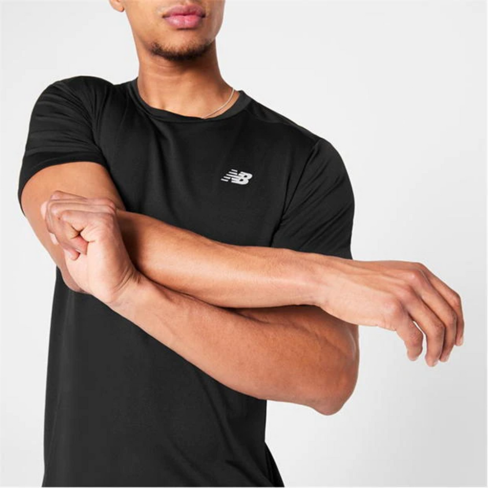 New Balance Core T-Shirt / Shorts Set - Black