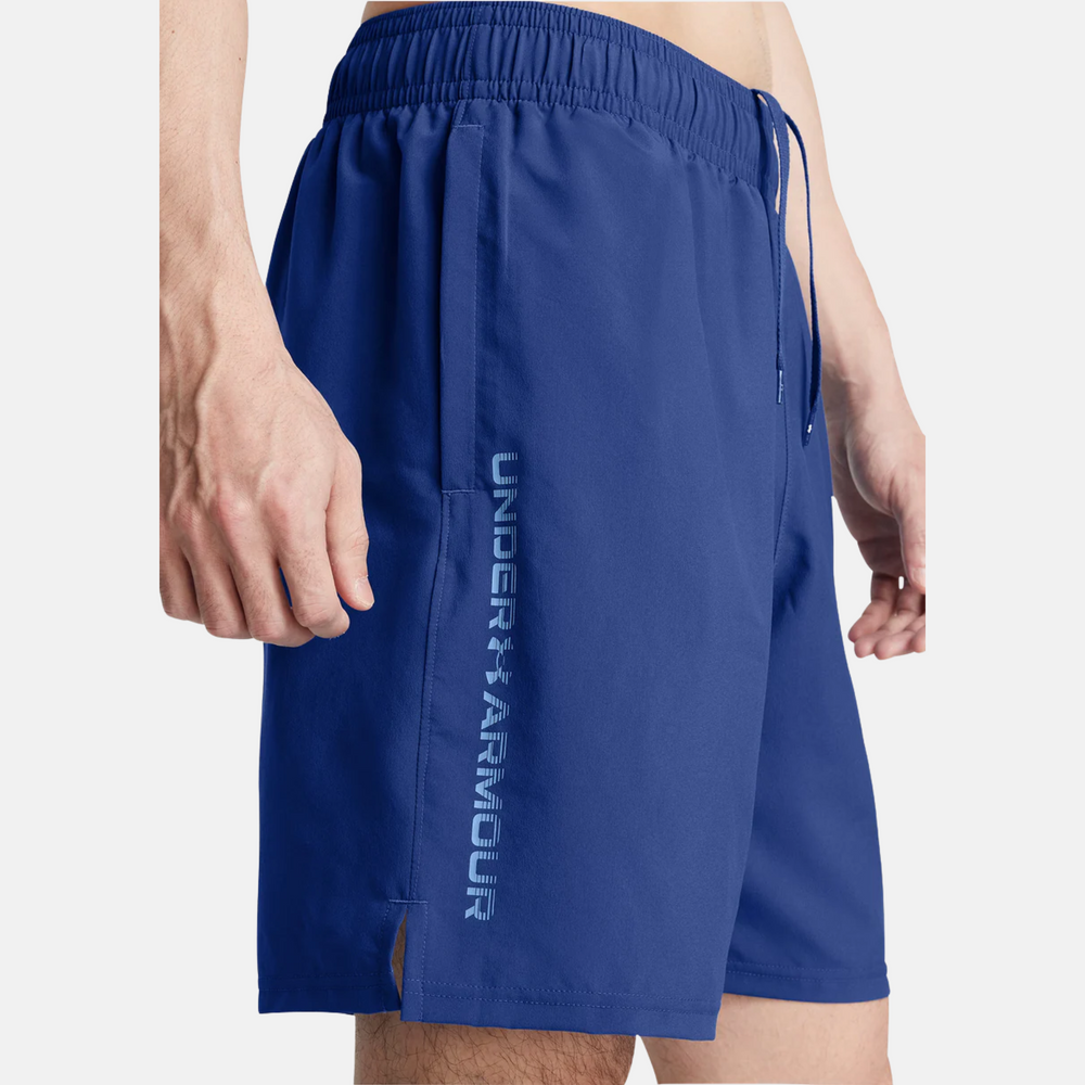 Under Armour Seamless Grid T-shirt / Shorts Set - Royal Blue