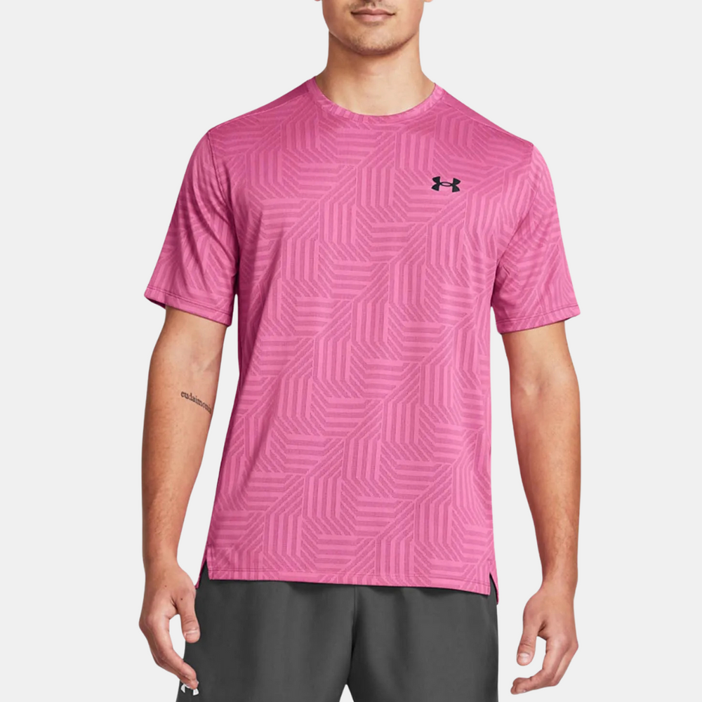 Under Armour Tech Vent Geotessa T-Shirt - Pink