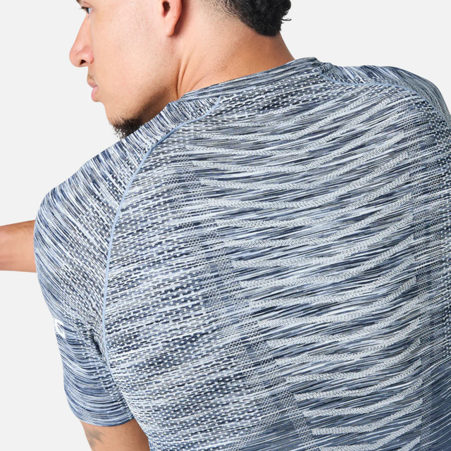 Trailberg Arc Seamless T-Shirt - Breeze/Storm Blue