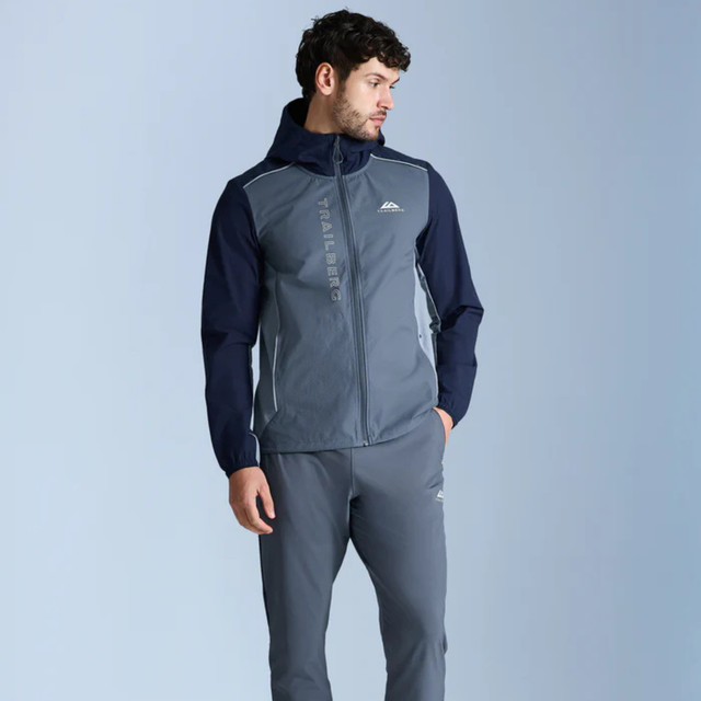 Trailberg AW25 Triathlon Pants - Storm Grey/Navy Blue