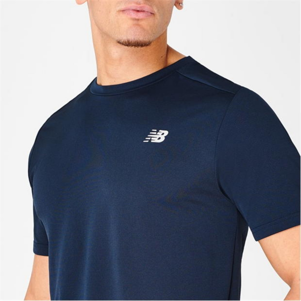 New Balance Core T-Shirt / Shorts Set - Navy Blue