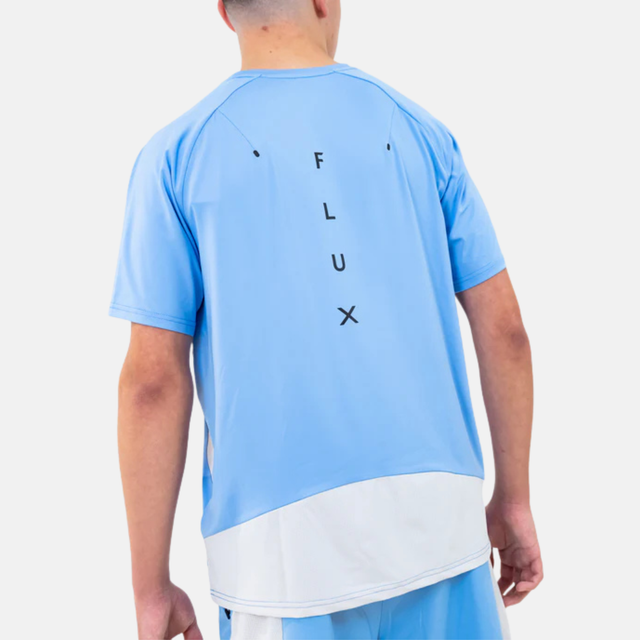 Flux Tech T-Shirt / Shorts Set - Baby Blue/Ice