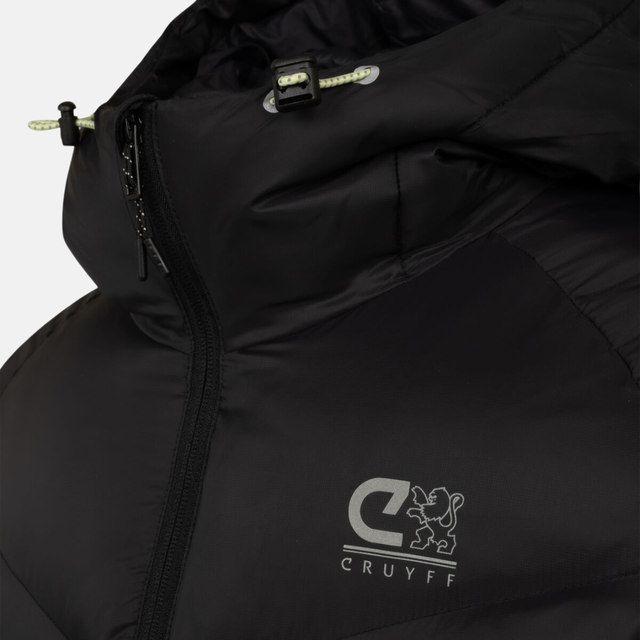 Cruyff Hematite Puffer Coat - Black