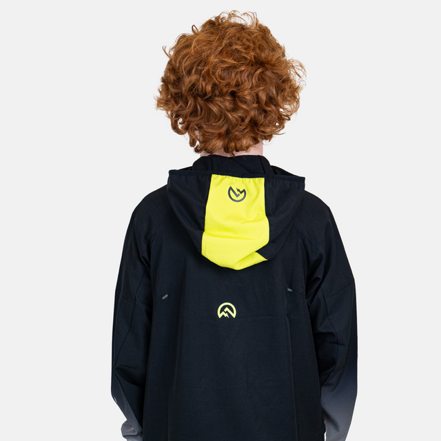 Flux Junior Gradient Jacket - Black/Neon