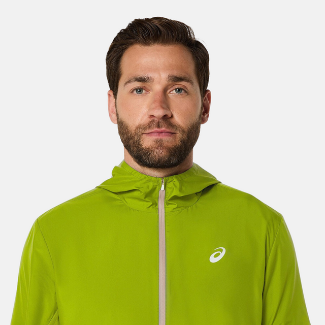 Asics Core Running Jacket / Shorts Set - Neon/Black