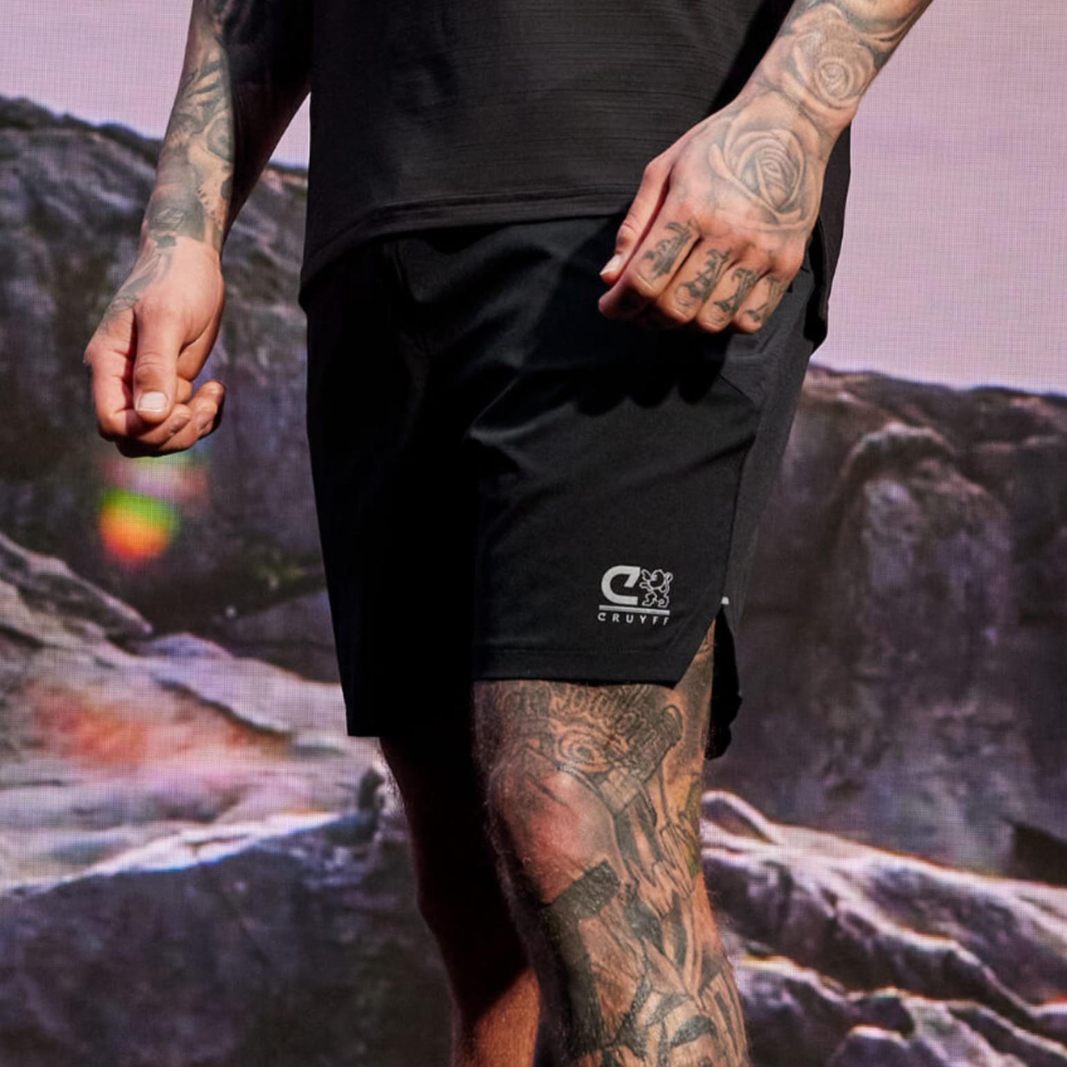Cruyff Flame Shorts - Black
