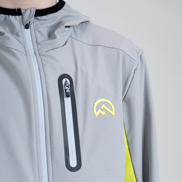 Flux Junior SS25 Versatility Jacket - Grey/Neon