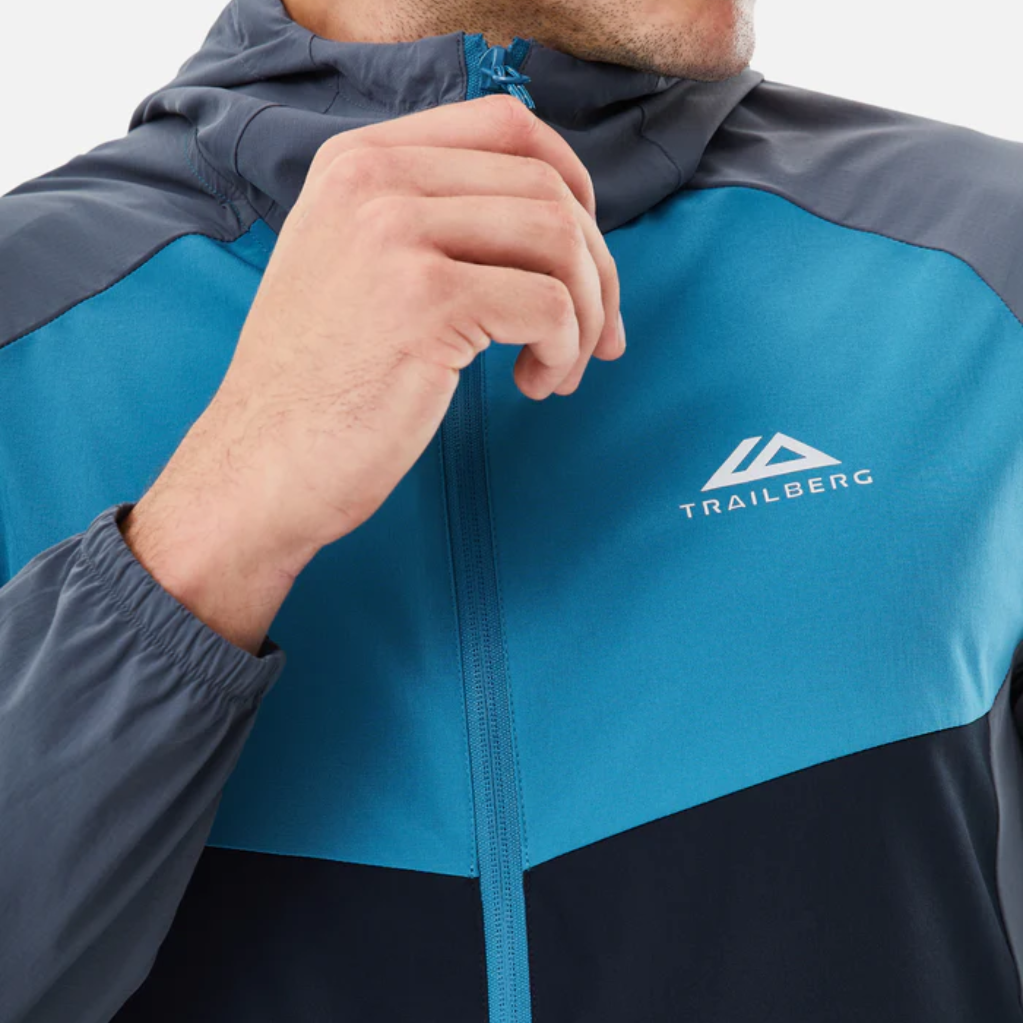 Trailberg Focus Hood - Ocean Blue/Storm Grey