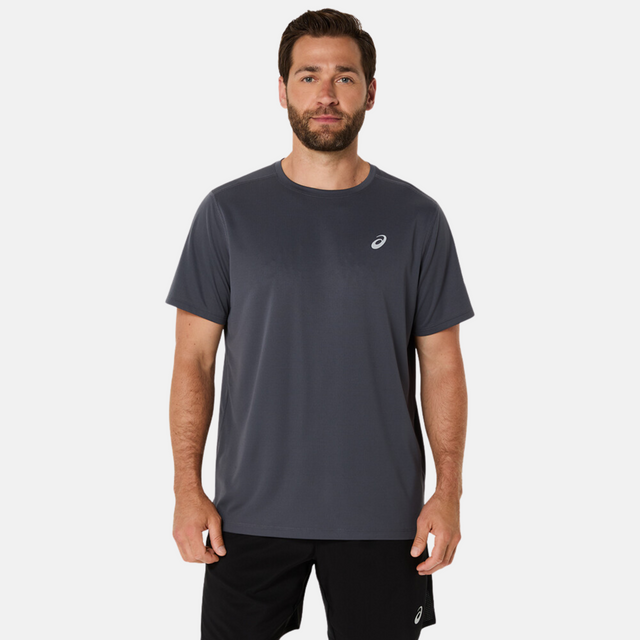 Asics Core T-Shirt / Shorts Set - Grey/Black