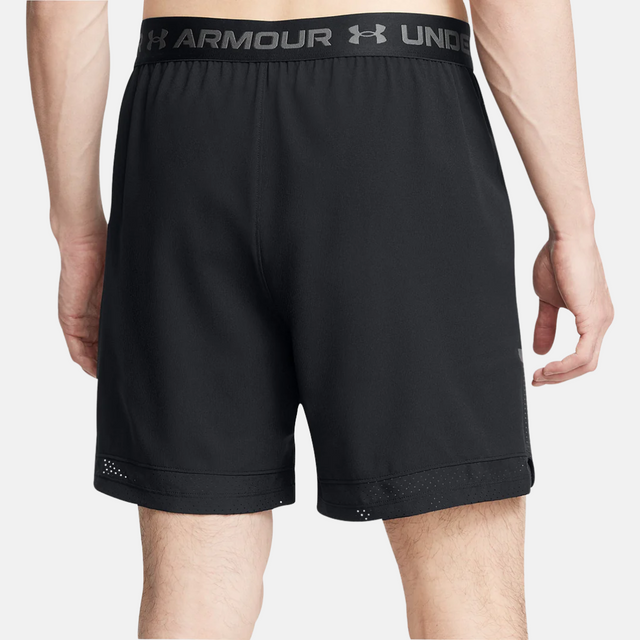 Under Armour Seamless Grid T-shirt / Shorts Set - Black Asphalt