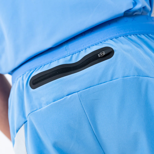 Flux Tech T-Shirt / Shorts Set - Baby Blue/Ice