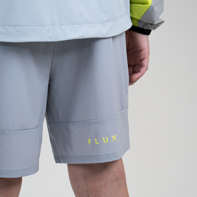 Flux Junior SS25 Versatility Shorts - Silver/Neon