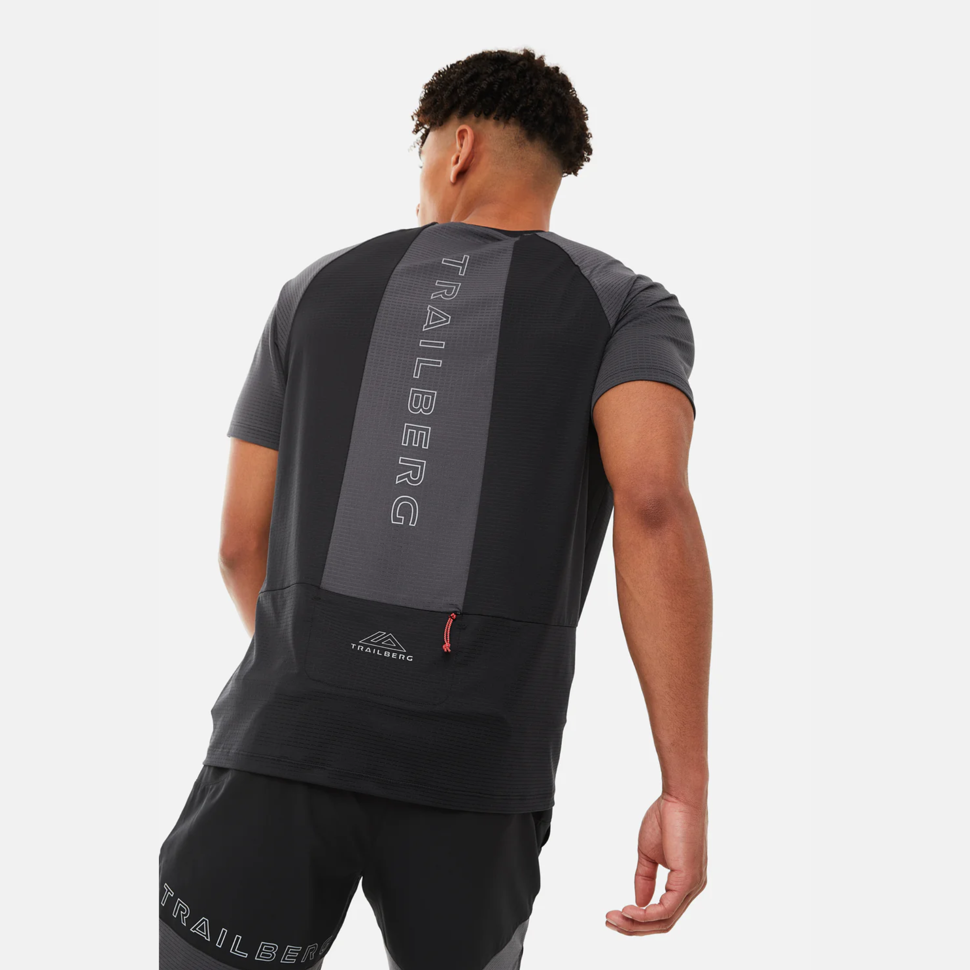 Trailberg Rapid Dash T-Shirt / Shorts Set - Black/Grey