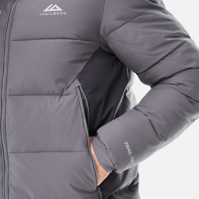Trailberg Triathlon 2.0 Puffer Coat - Urban Smoke