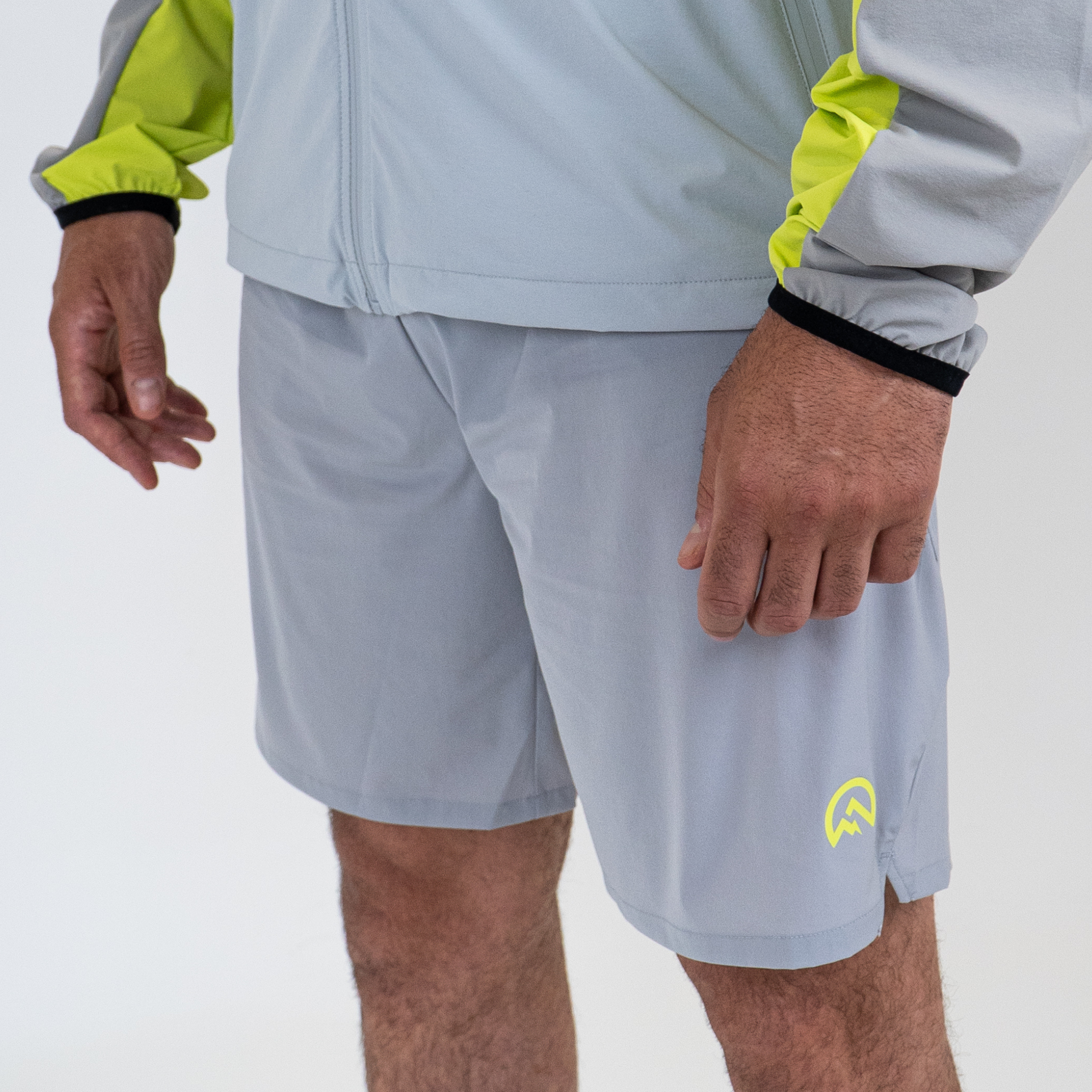 Flux Versatility SS25 Shorts - Silver/Neon