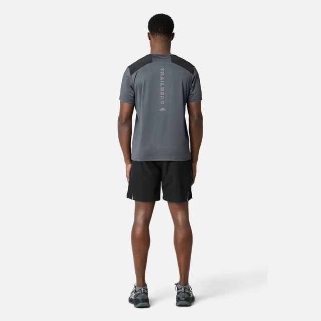 Trailberg Rapid Dash T-Shirt / Shorts Set - Volcano Grey/Black